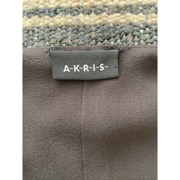 Akris Women's Size 12 Black Lined 100% Lightweight Wool Tank Top Made in Italy - Picture 6 of 9